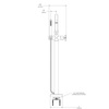 Speakman SB-2534 Free St&ing Roman Tub Faucet W/ Cross Handle PC SB-2534